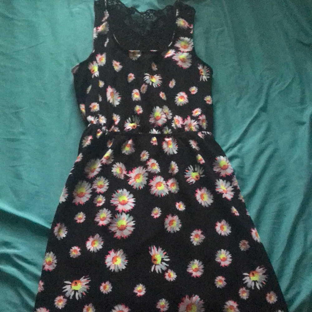 Sunflower skater dress